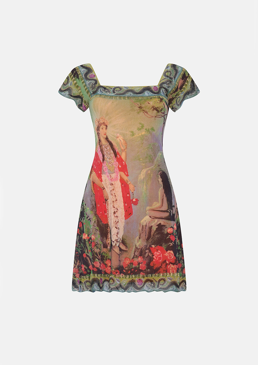 Preowned Jean Paul Gaultier Mini Dress, Femme Oriental Bath Goddess