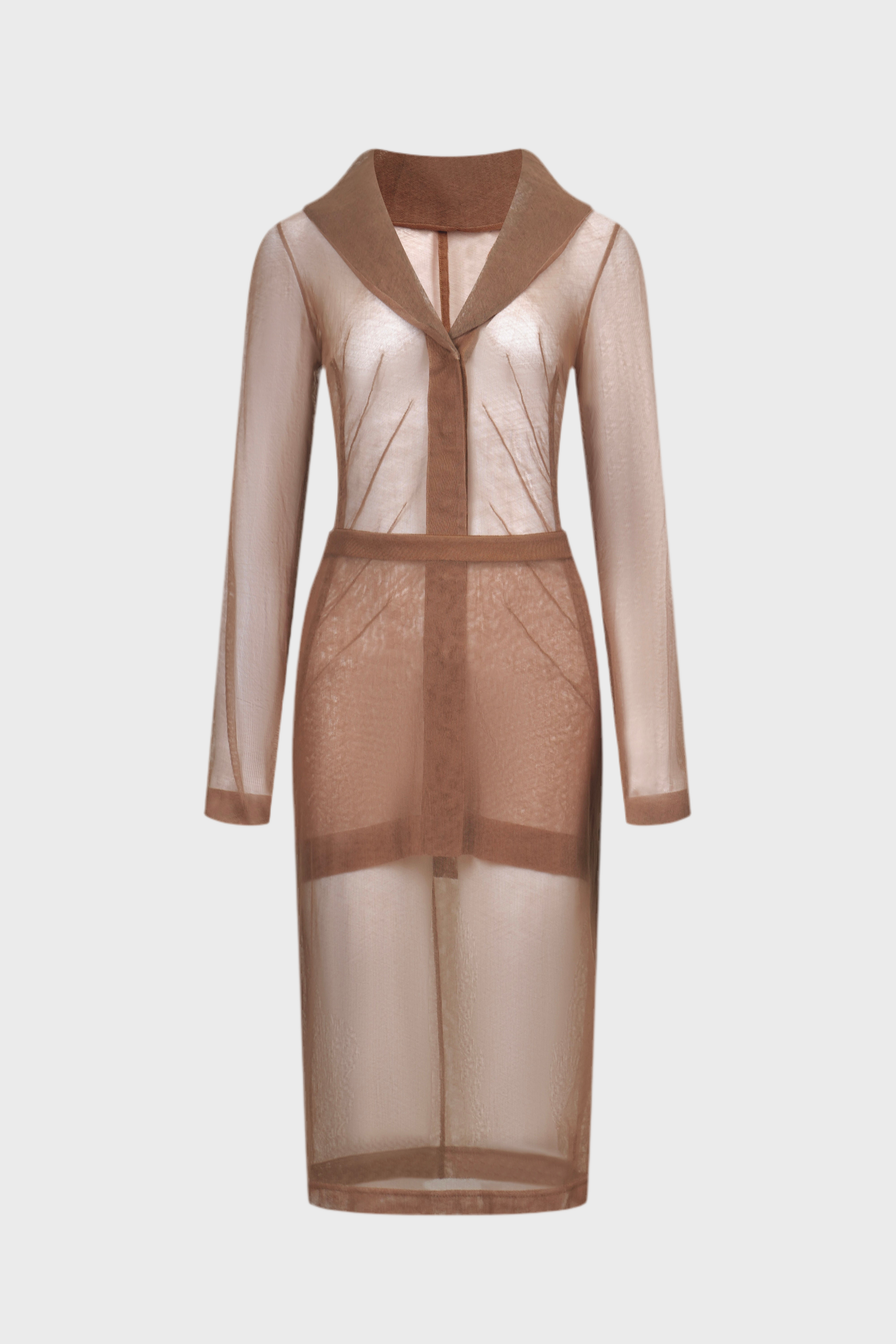 Vintage Dolce & Gabbana Spring 1998 Sheer Nude Two-Piece Set