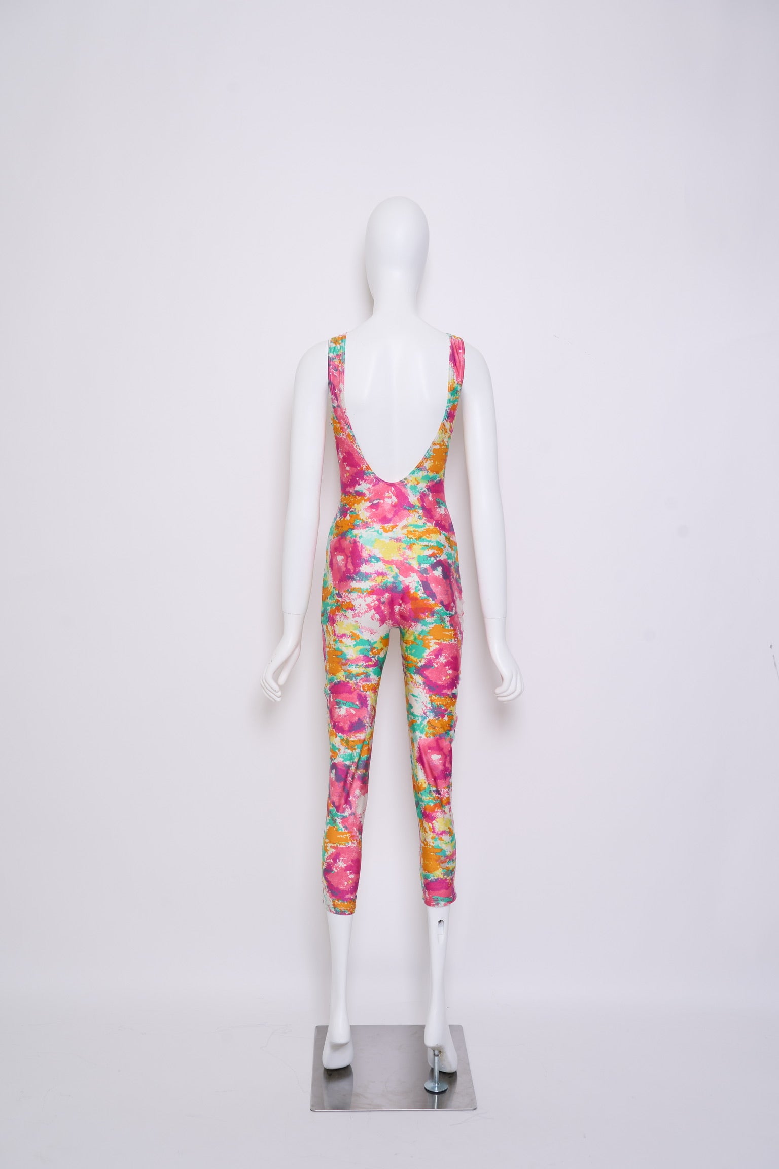 Vintage Chanel Spring 1991 Watercolor Jumpsuit