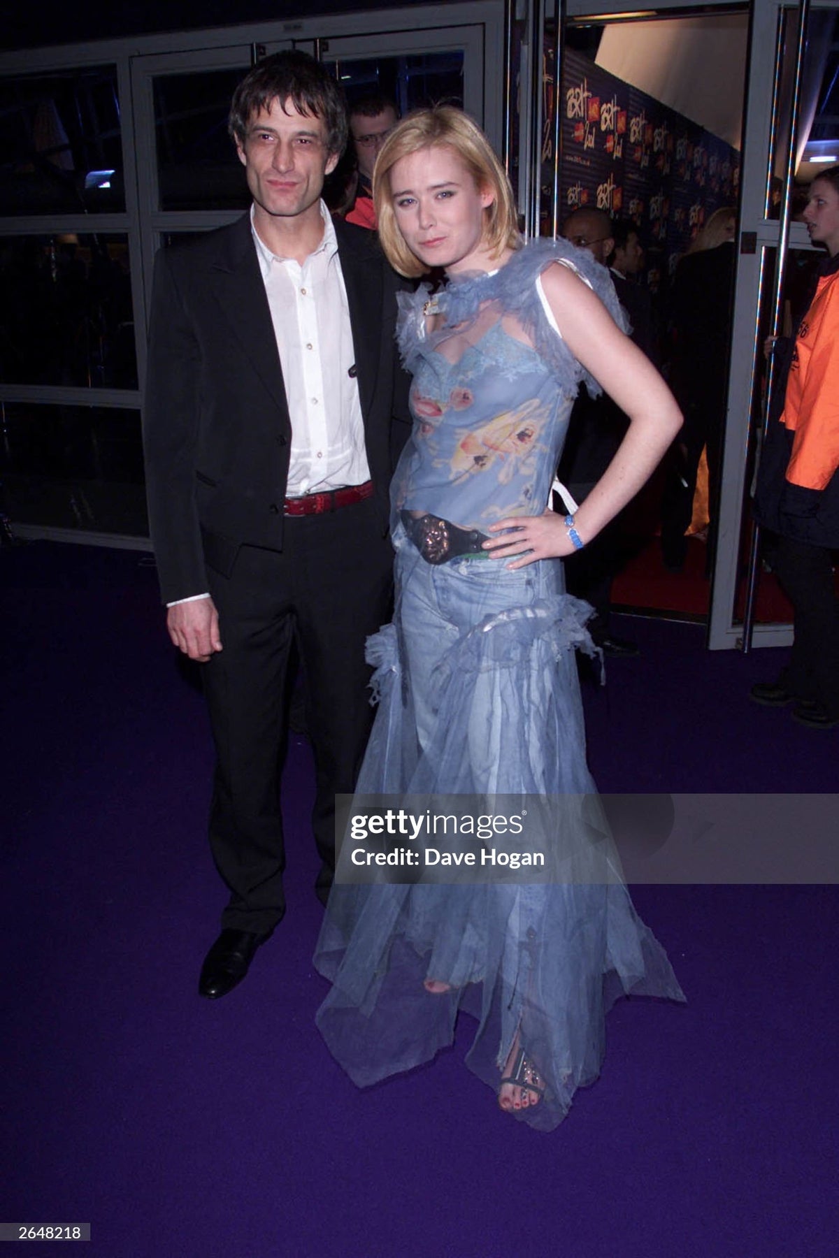 Christian Dior by John Galliano Spring 2001 Blue Silk Floral Two-Piece Set - OUT FOR RENTAL