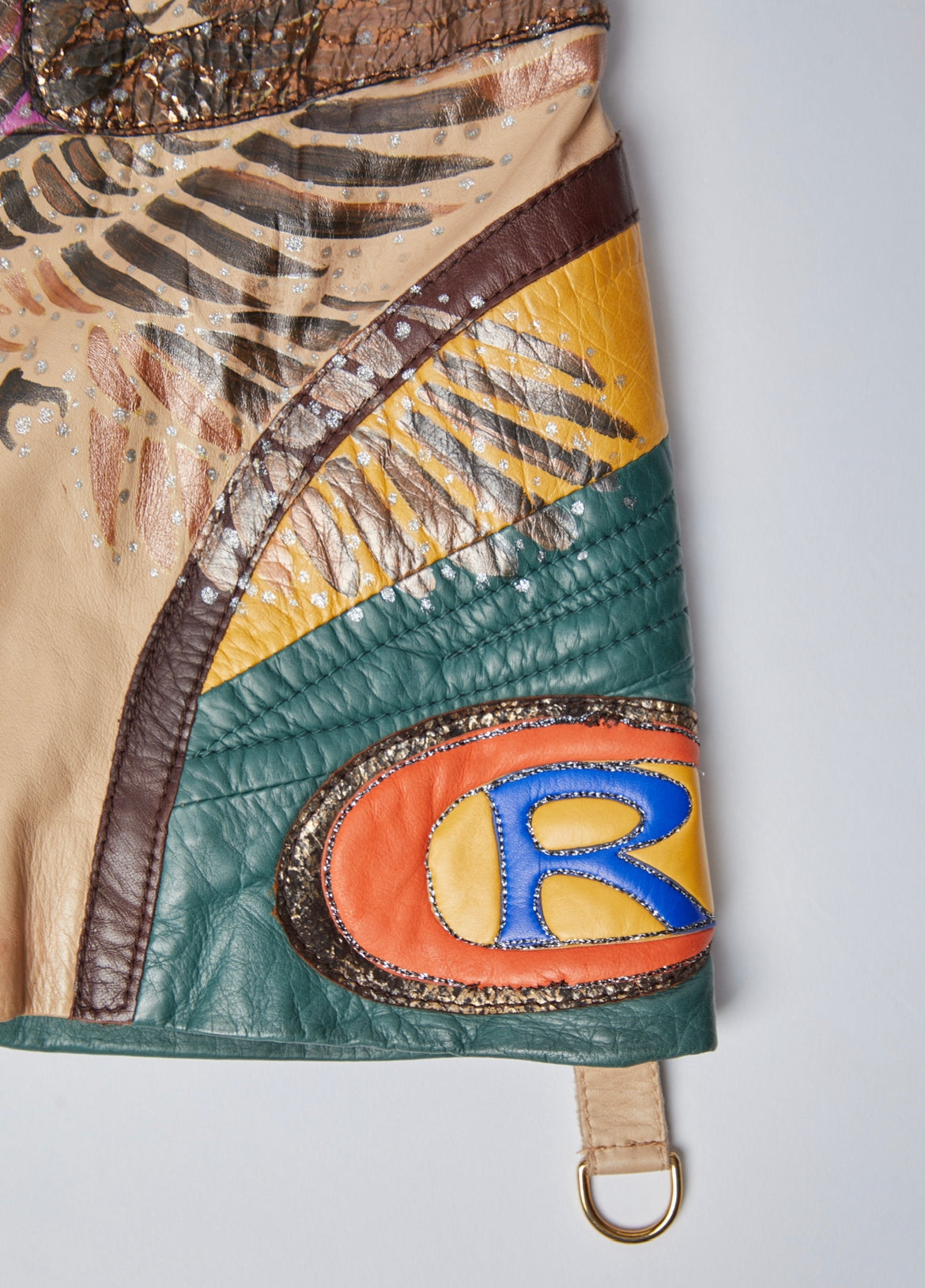 Preowned Roberto Cavalli Fall 2003 Leather Bustier Dress