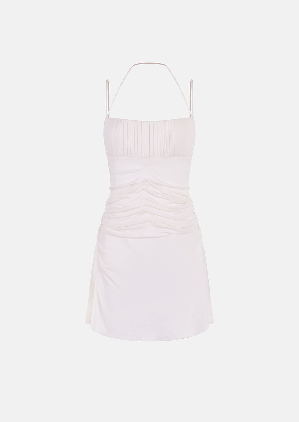 Vintage Gianni Versace Spring 2000 White Silk Jersey Dress, Seen on Naomi Campbell