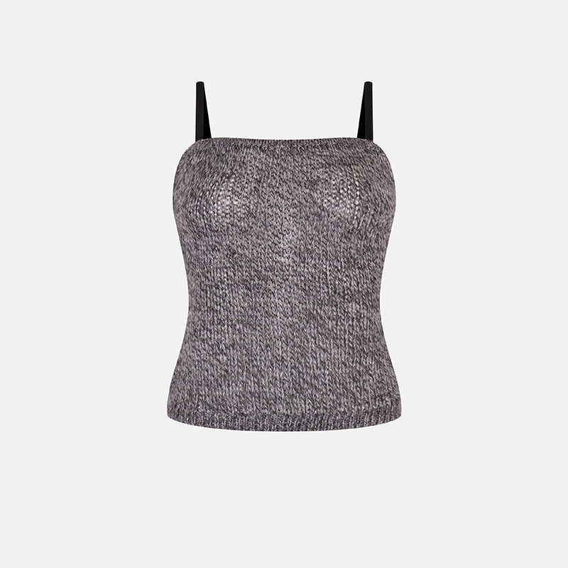 Vintage Dolce & Gabbana 1999 Grey Knit Top