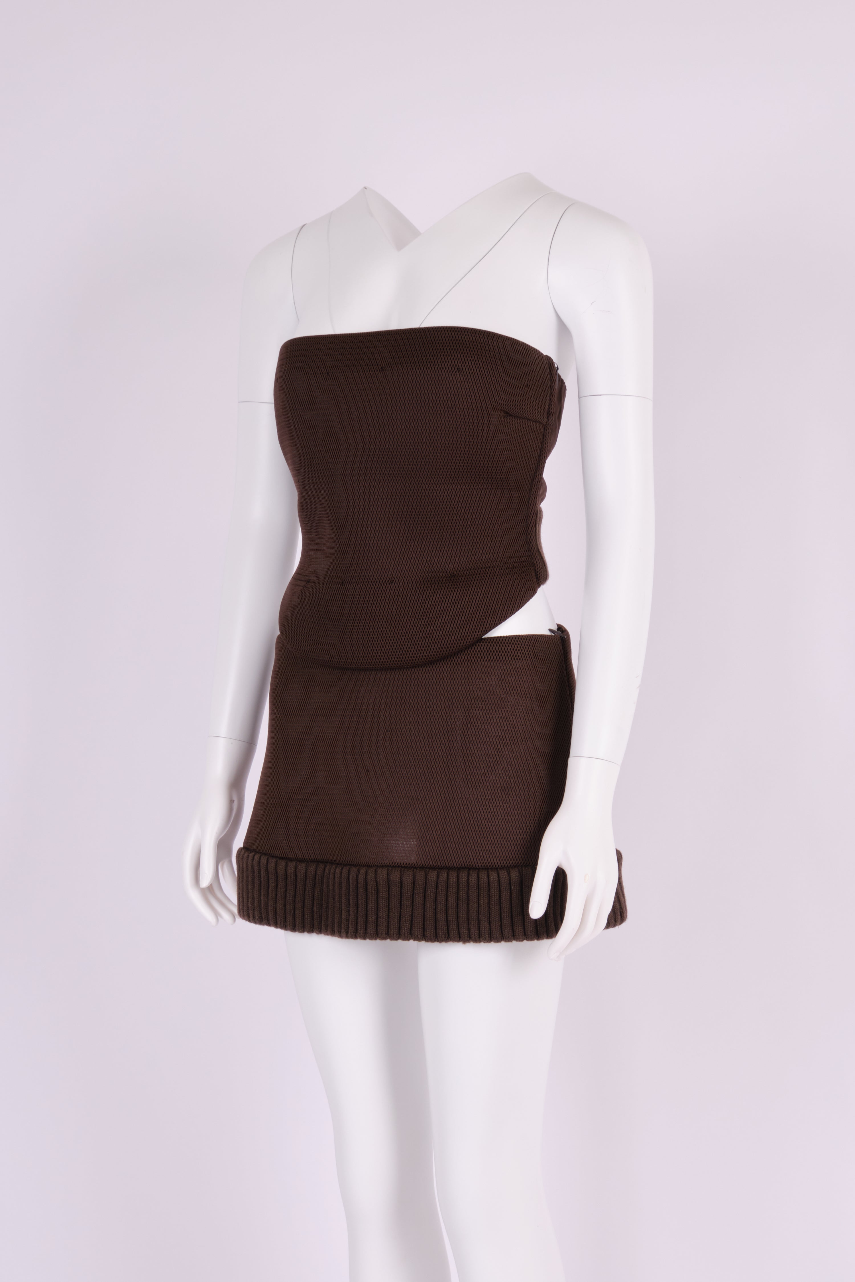 Preowned Miu Miu 1999 Brown Two-Piece Ensemble