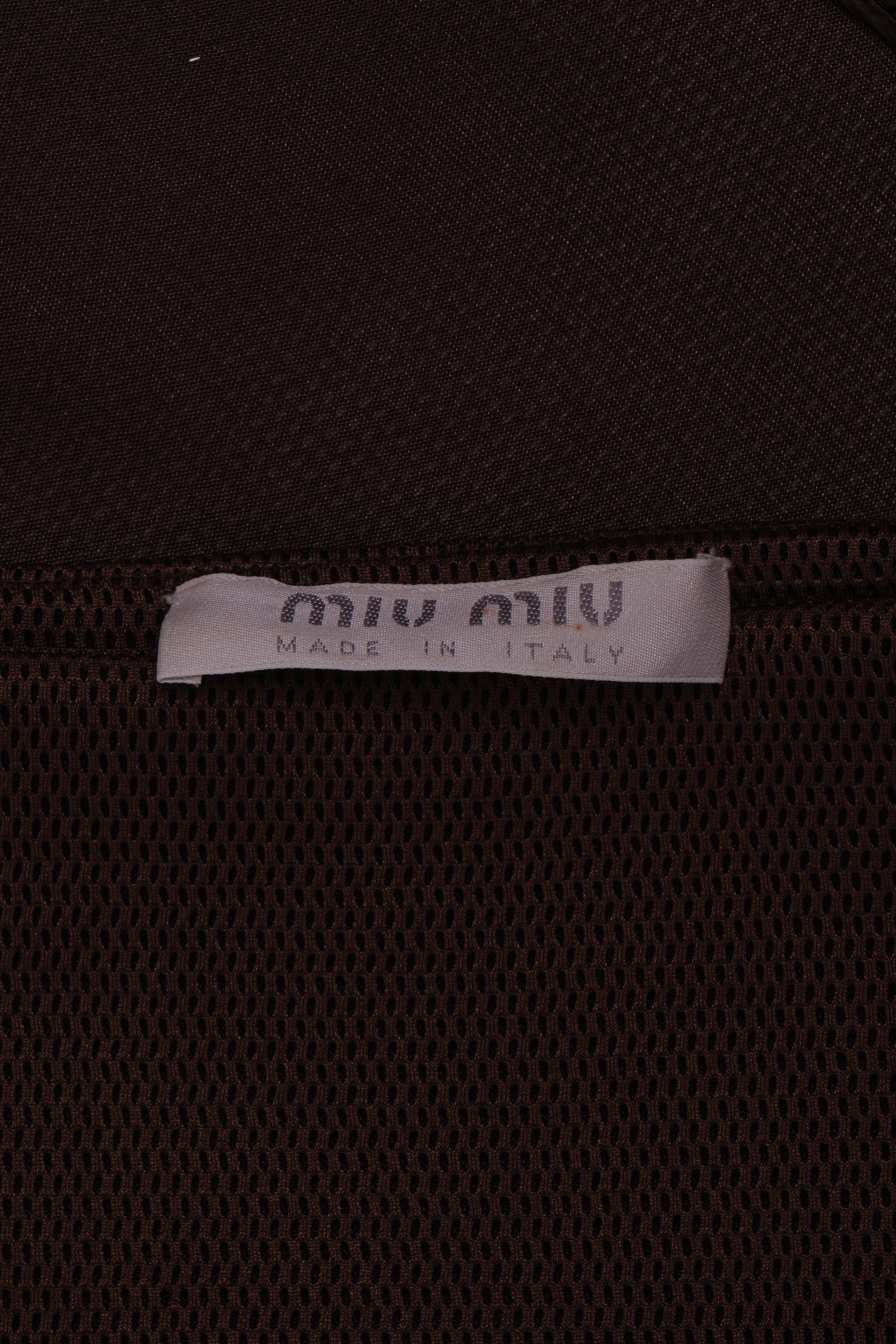 Preowned Miu Miu 1999 Brown Two-Piece Ensemble