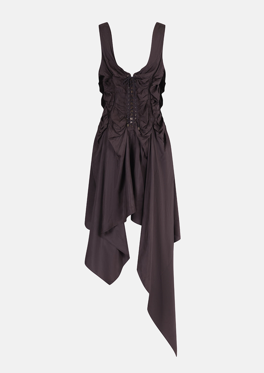 Vintage Jean Paul Gaultier Spring 2004 Blush Silk Draped Corset Dress – Pulled