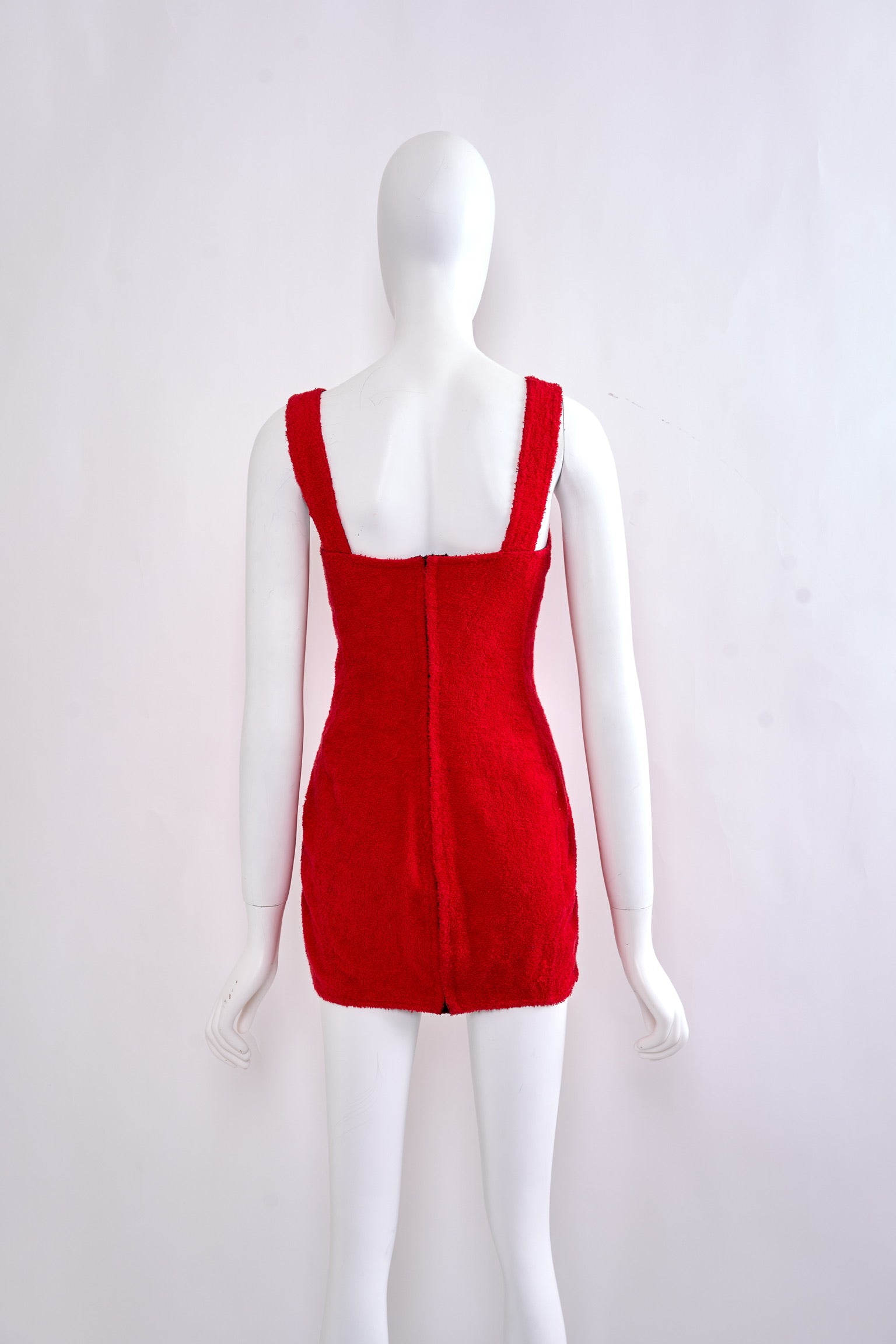 Vintage Dolce & Gabbana Spring 1992 Terrycloth Mini Dress