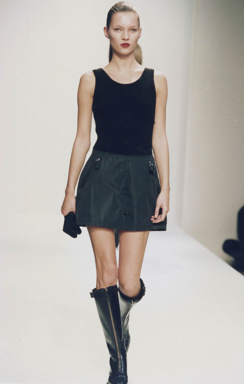 Vintage Prada F/W 1994 Brown Mini Dress