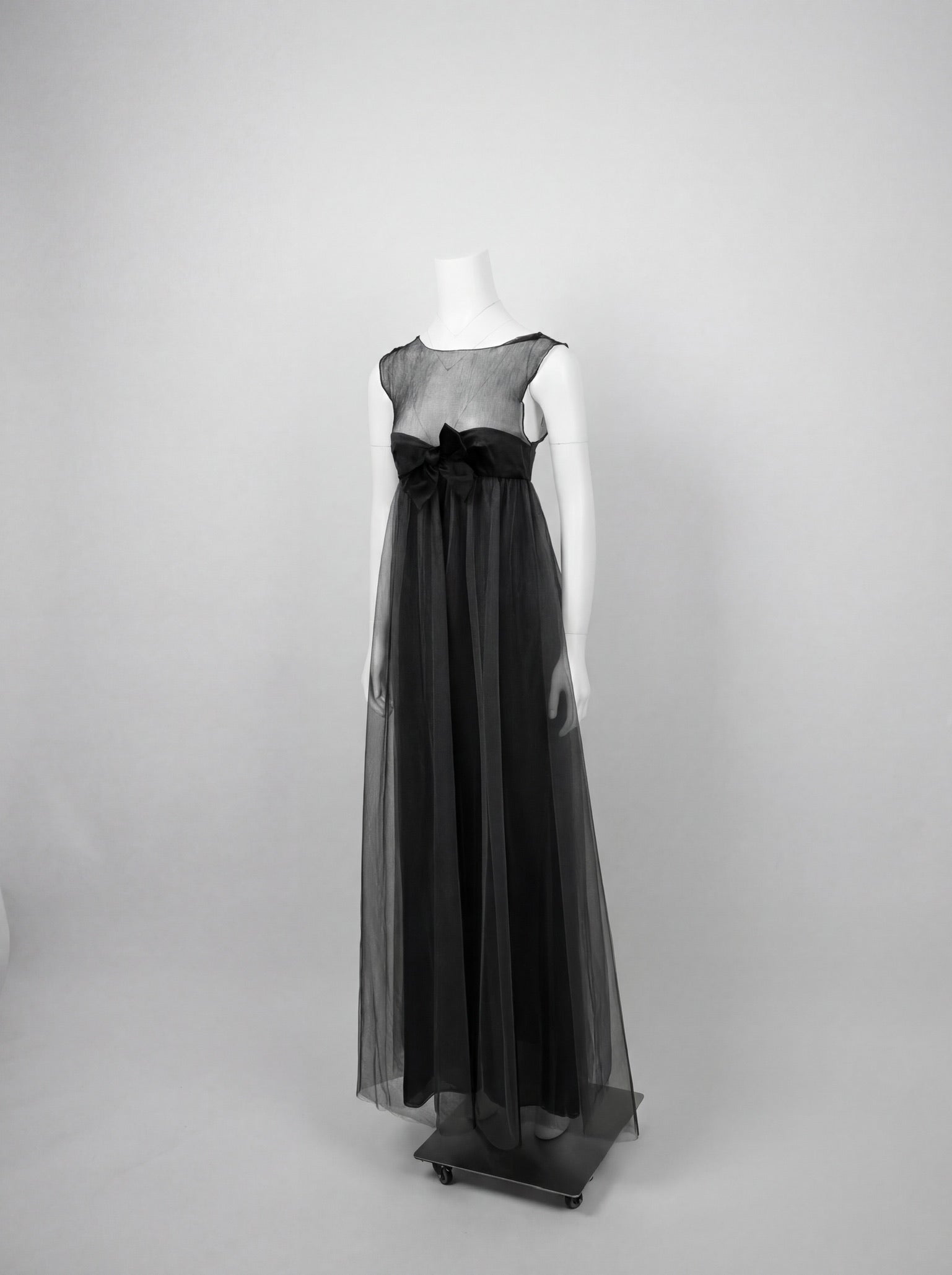 Chanel by Karl Lagerfeld Spring 2009 Runway Silk & Tulle Dress