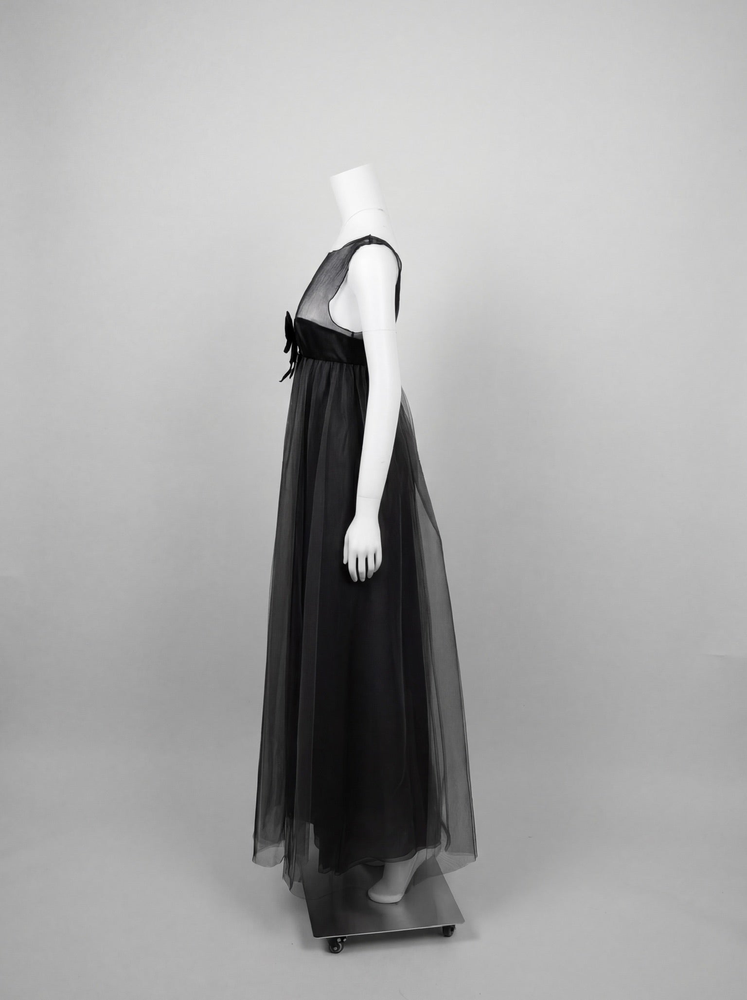Chanel by Karl Lagerfeld Spring 2009 Runway Silk & Tulle Dress