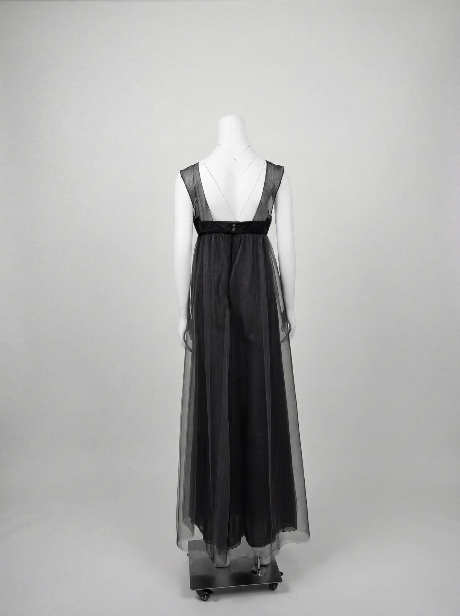 Chanel by Karl Lagerfeld Spring 2009 Runway Silk & Tulle Dress
