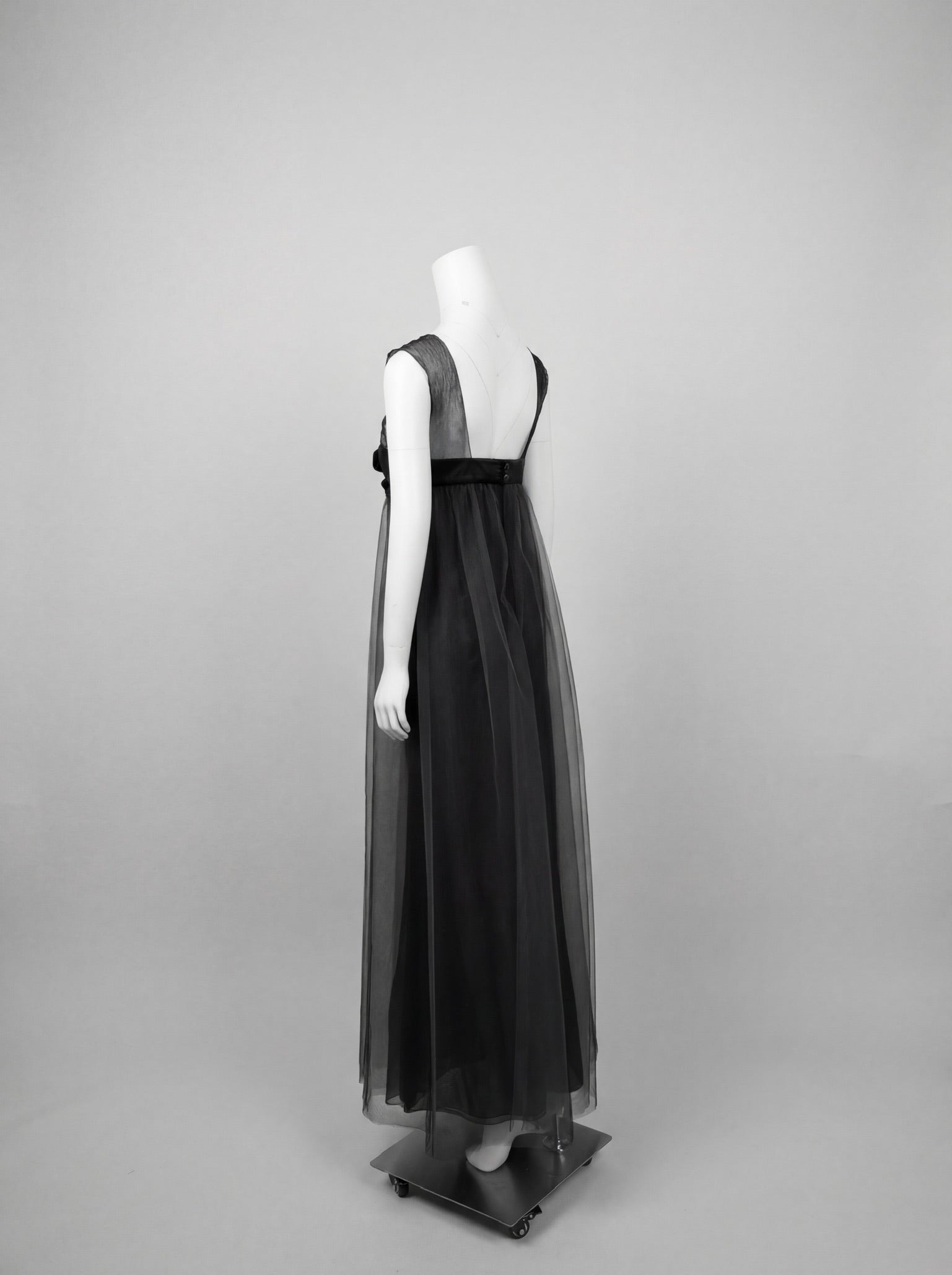 Chanel by Karl Lagerfeld Spring 2009 Runway Silk & Tulle Dress