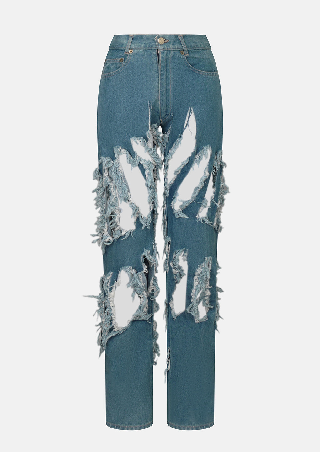 Vintage Vivienne Westwood 1991 Cut and Slash Hipster Jeans