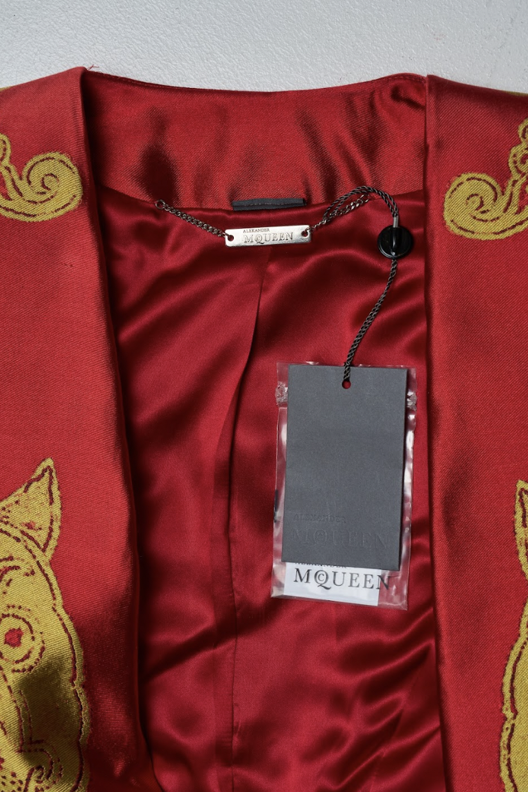 Vintage Alexander McQueen 2010 Final Collection Kimono Dress