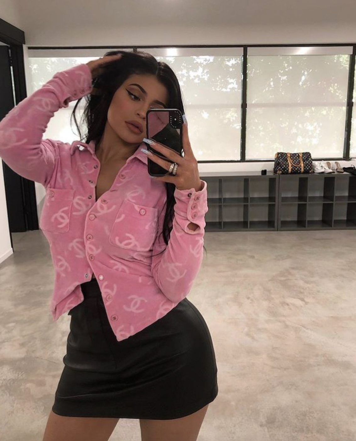 Preowned Chanel 1996 Pink Terry Cloth Shirt