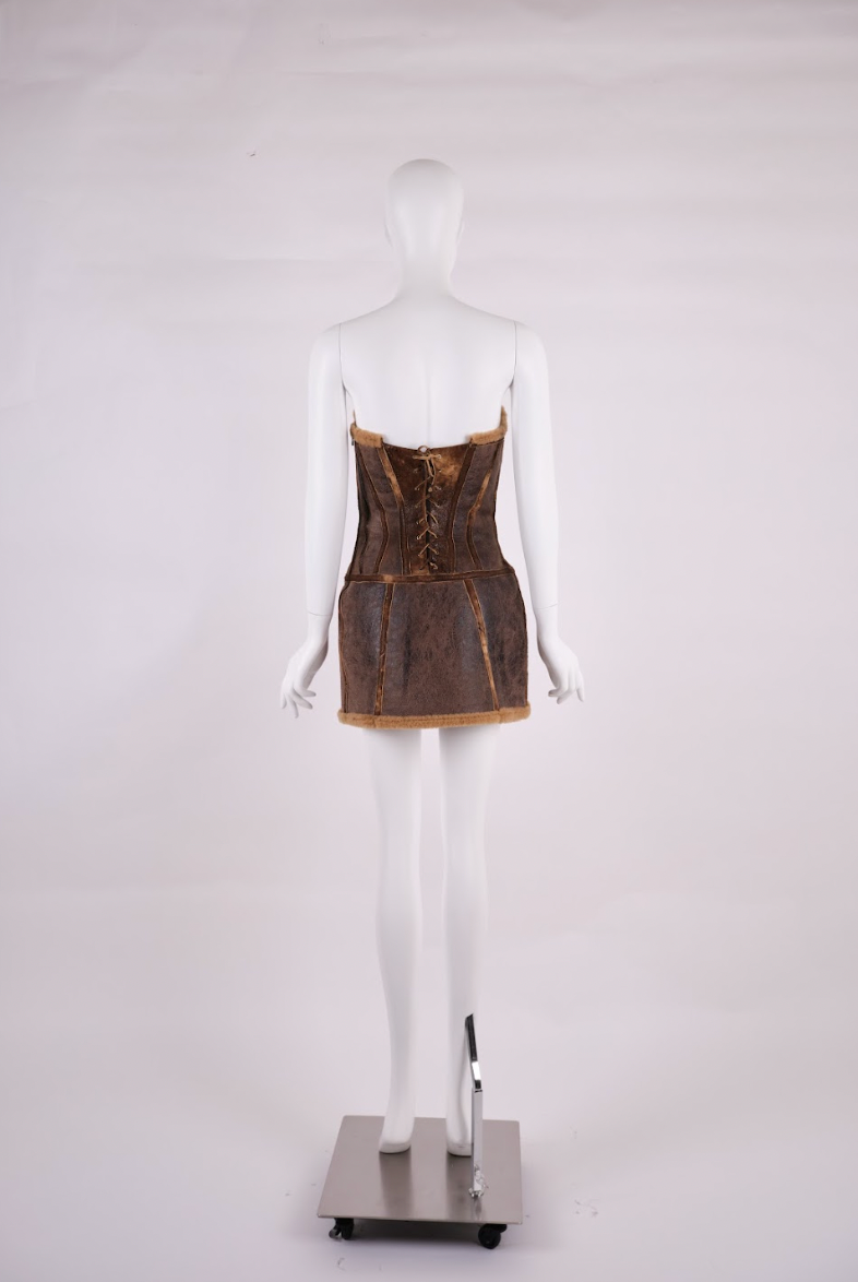 Vintage Roberto Cavalli Fall 2003 Runway Mini Dress