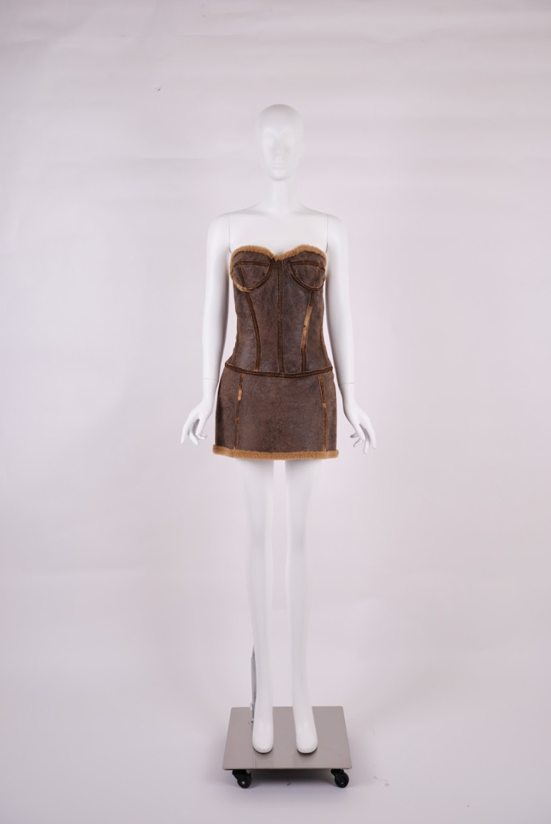 Vintage Roberto Cavalli Fall 2003 Runway Mini Dress