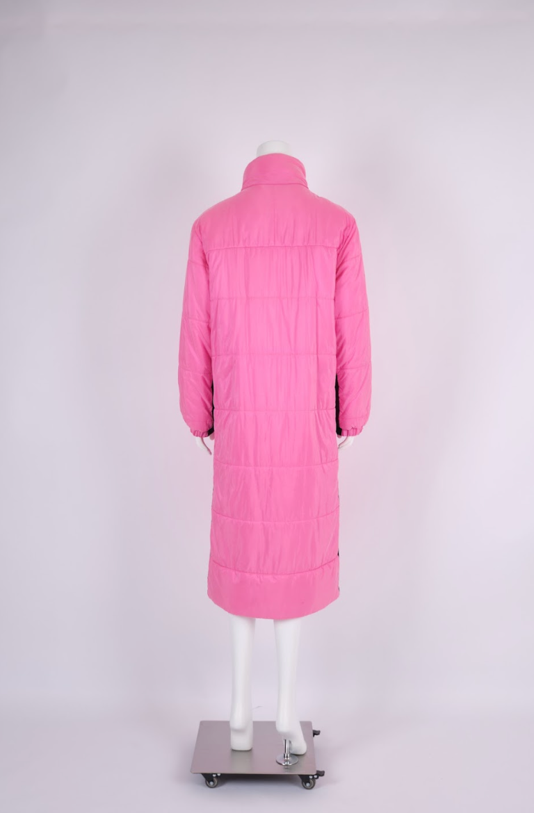 Vintage Chanel Fall 1996 Pink Puffer Coat