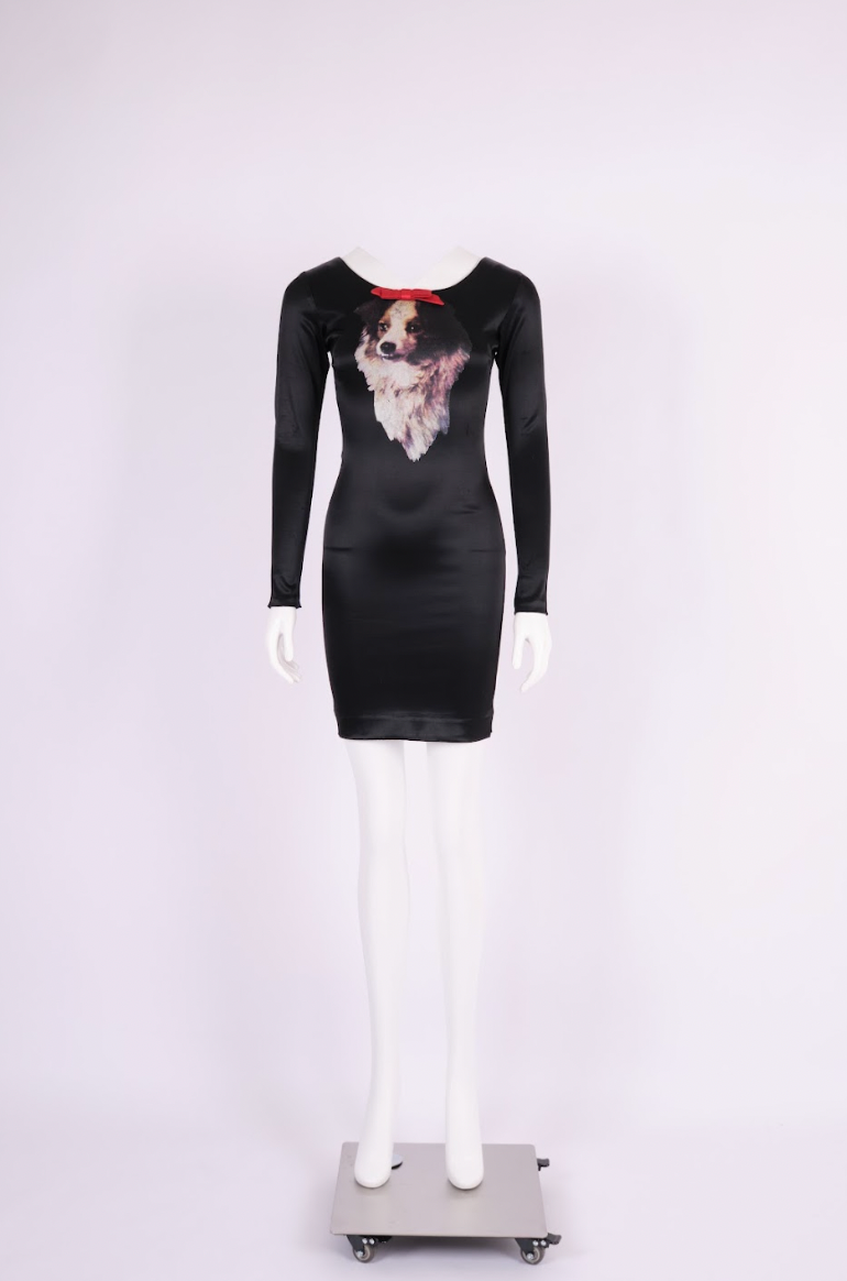 Vintage Vivienne Westwood Fall 1992 Dog Print Dress, Always on Camera Collection