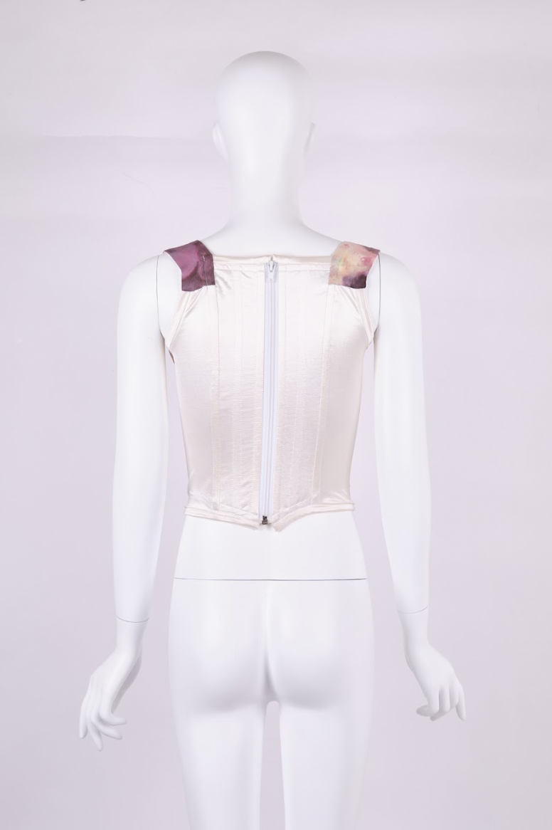 Rare Vintage Vivienne Westwood Fall 1990 Putti Print Corset