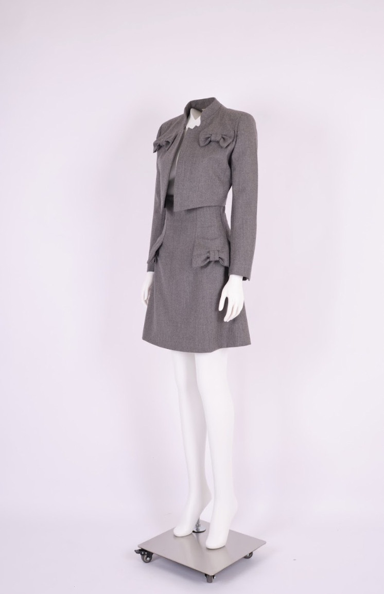 Vintage Givenchy by John Galliano 1996 Bow Suit