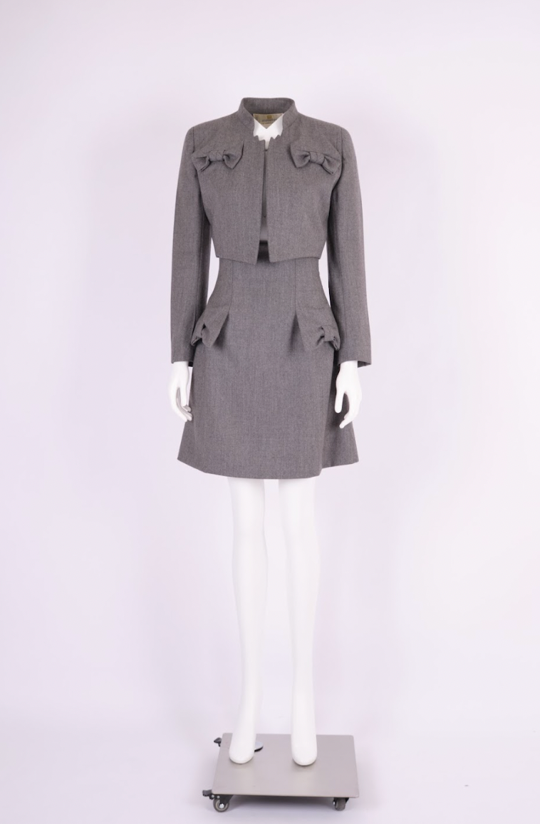 Vintage Givenchy by John Galliano 1996 Bow Suit