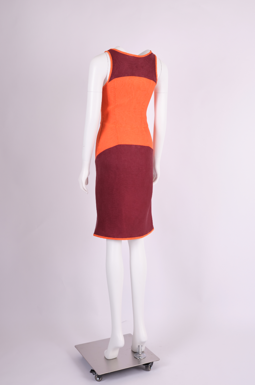 Vintage Miu Miu Spring 2008 Orange Dress