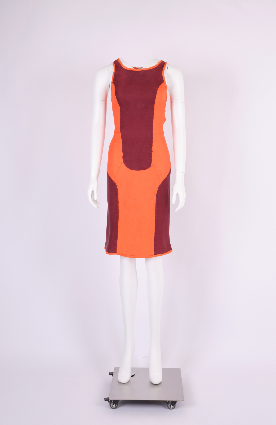 Vintage Miu Miu Spring 2008 Orange Dress