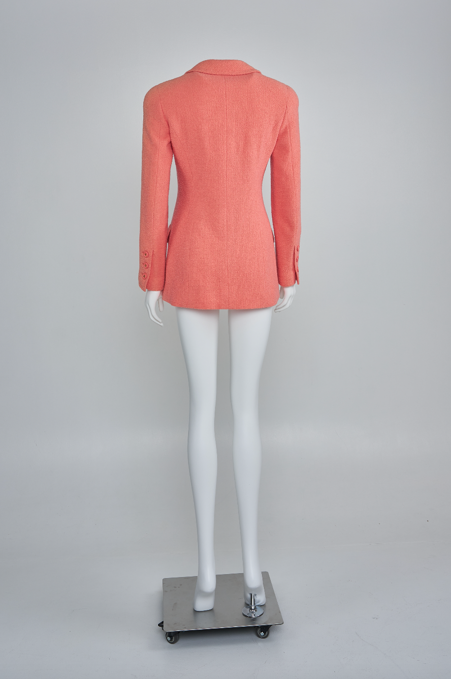 Vintage Chanel 1998 Coral Pink Jacket