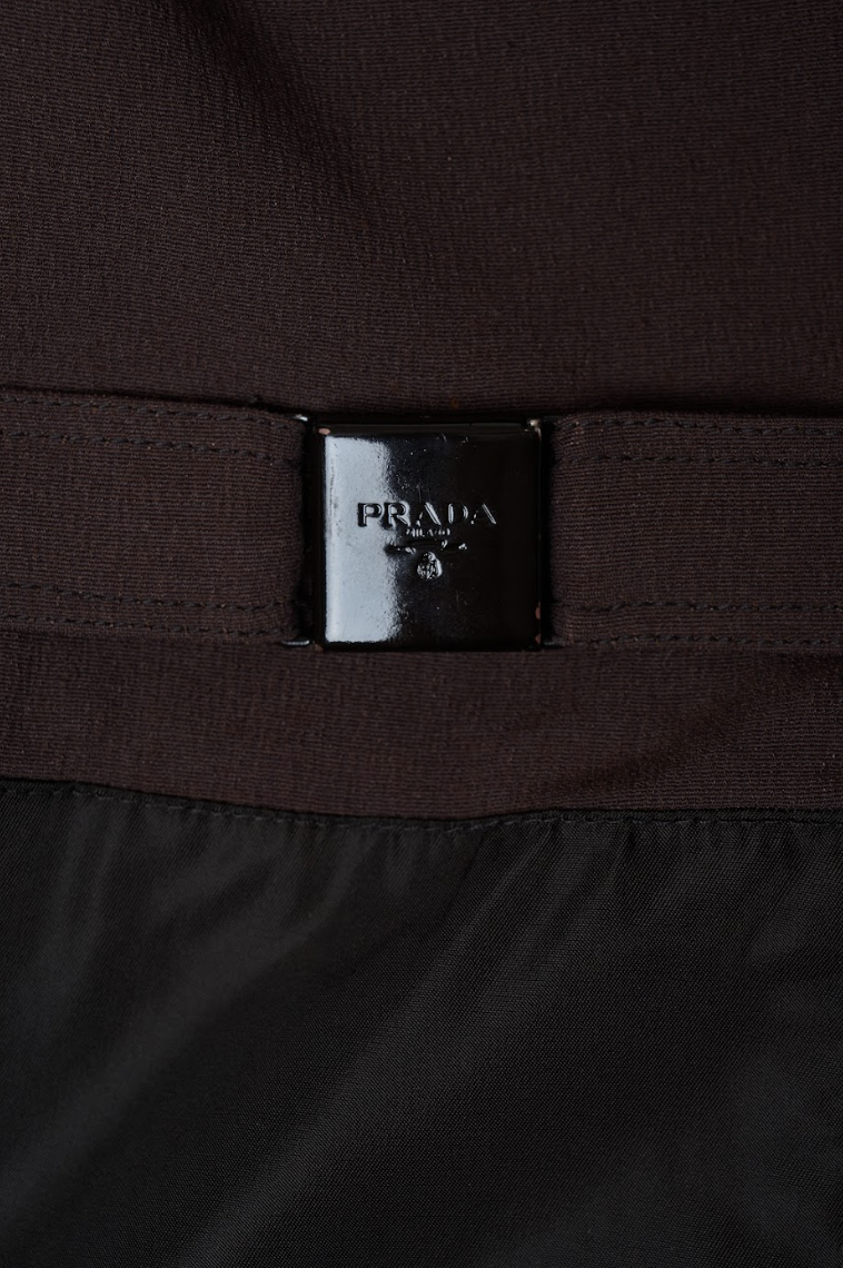 Vintage Prada 1994 Brown Mini Dress