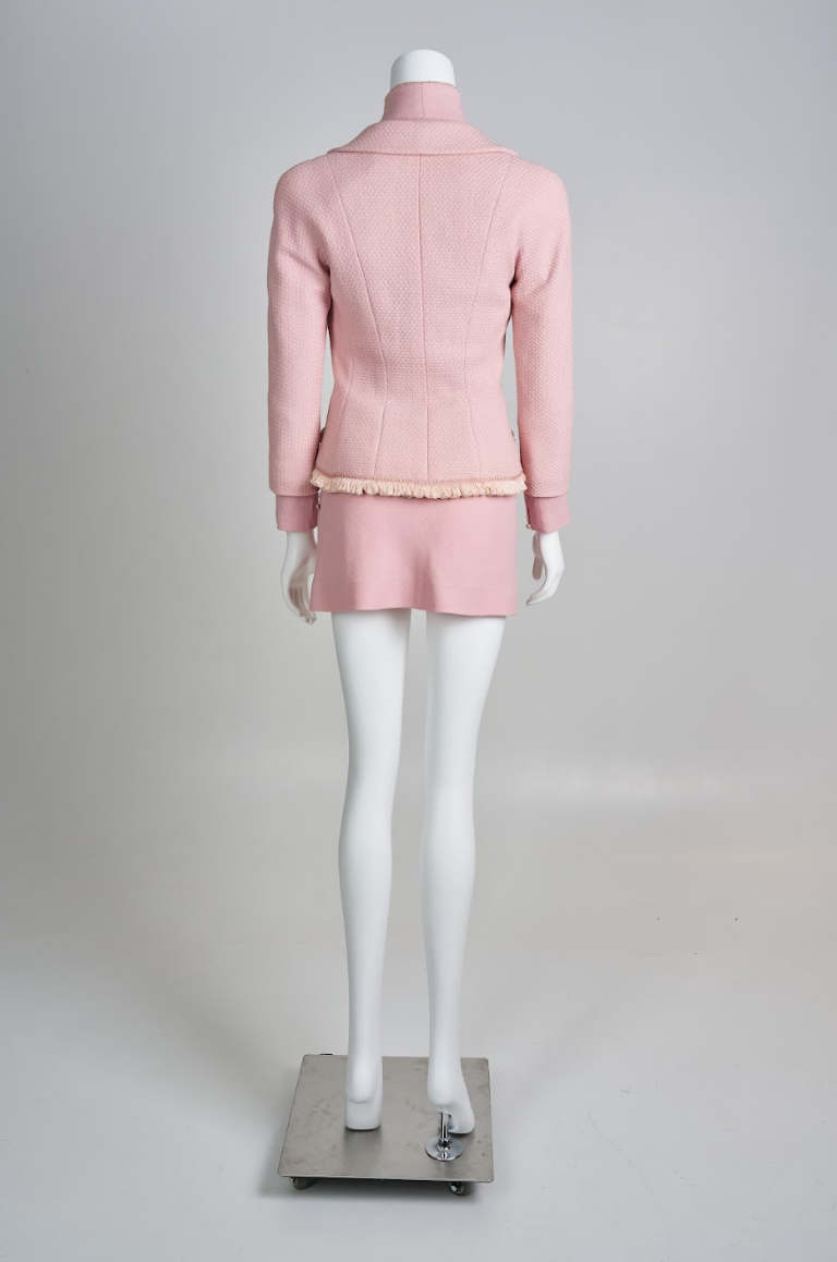 Vintage Christian Dior 1997 Pink Cheongsam Set