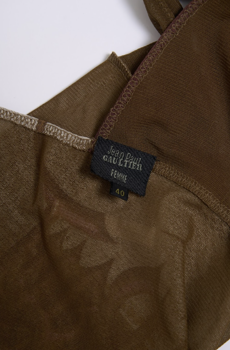 Vintage Jean Paul Gaultier Spring 2001 Satan Dress