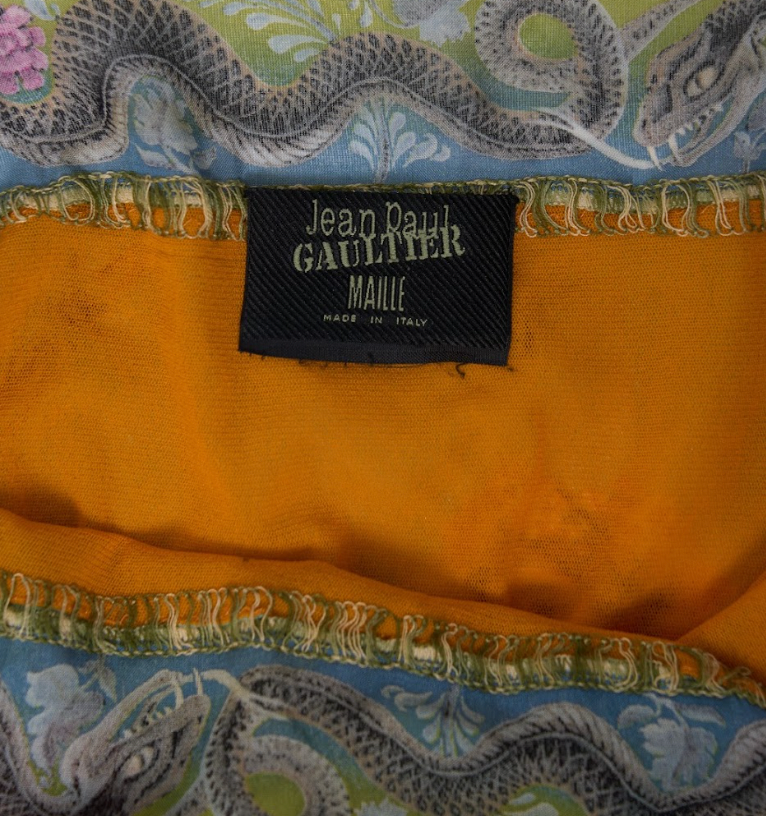 Preowned Jean Paul Gaultier Mini Dress, Femme Oriental Bath Goddess