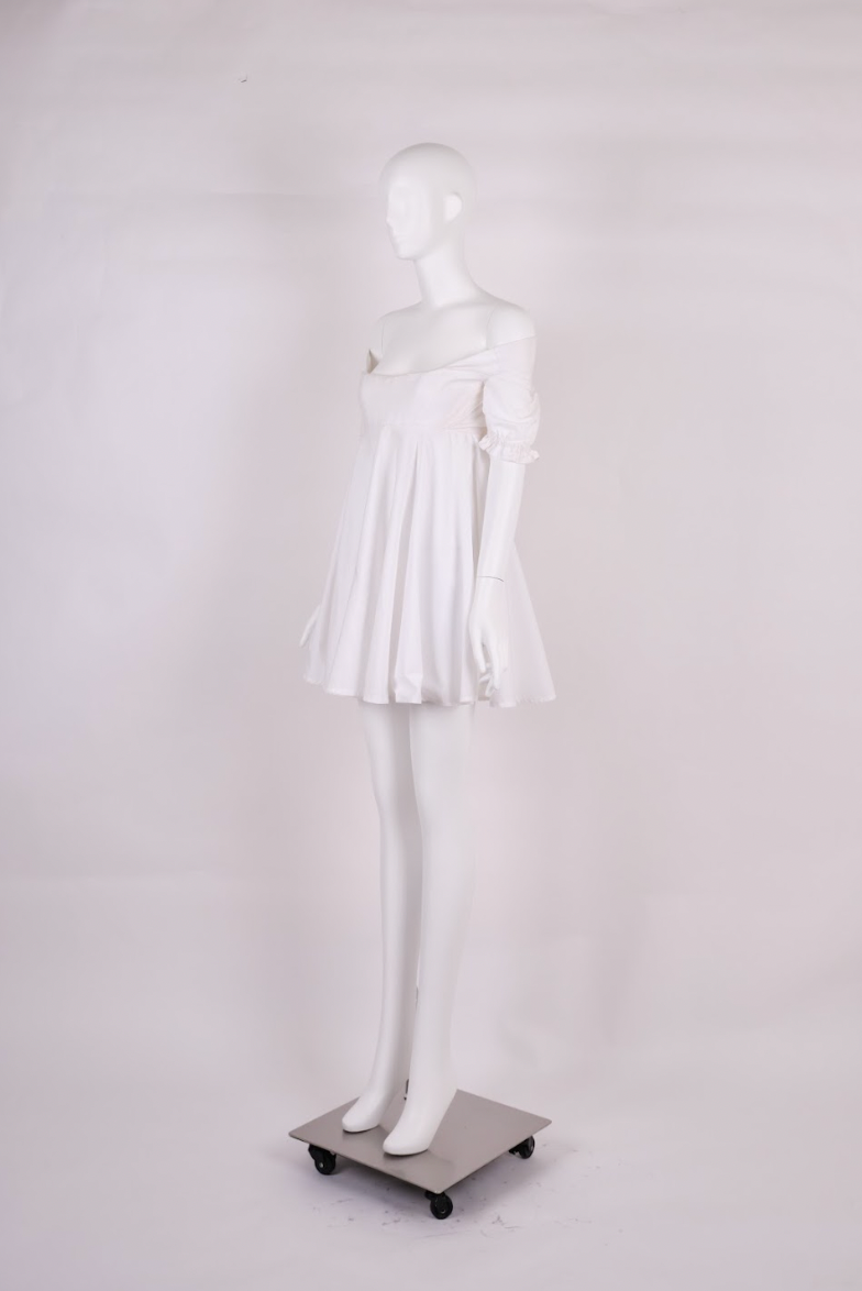 Vintage Vivienne Westwood Spring 1993 Cotton Corset Dress, Grand Hotel Collection