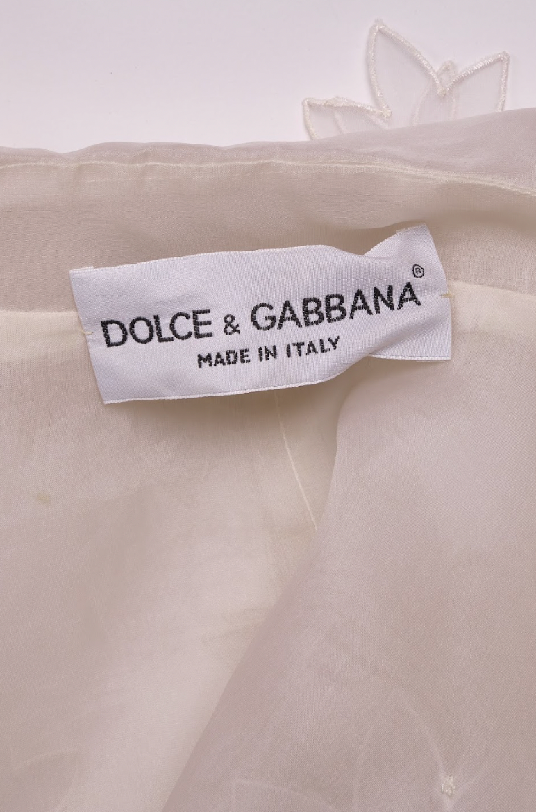 Vintage Dolce & Gabbana 1992 Floral Jacket and Skirt Set