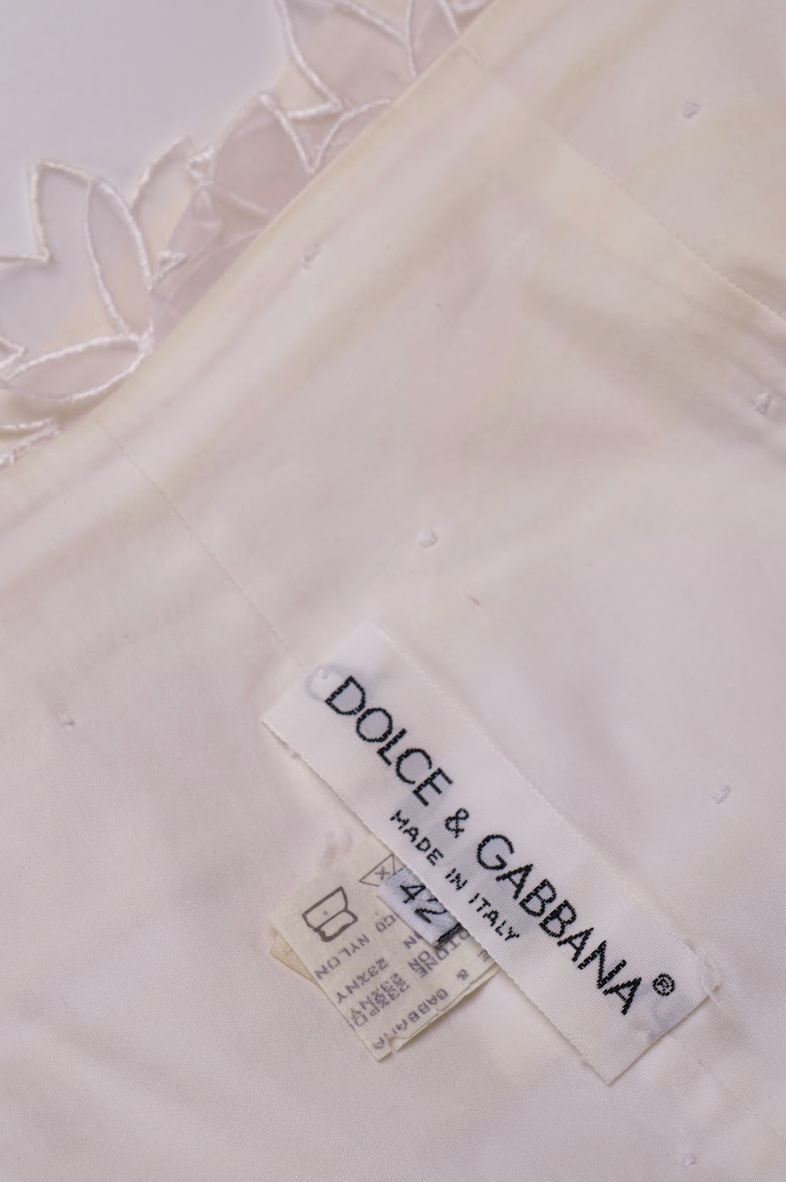 Vintage Dolce & Gabbana 1992 Floral Jacket and Skirt Set
