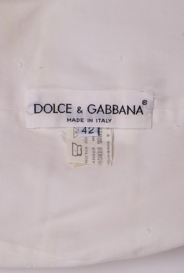 Vintage Dolce & Gabbana 1992 Floral Jacket and Skirt Set