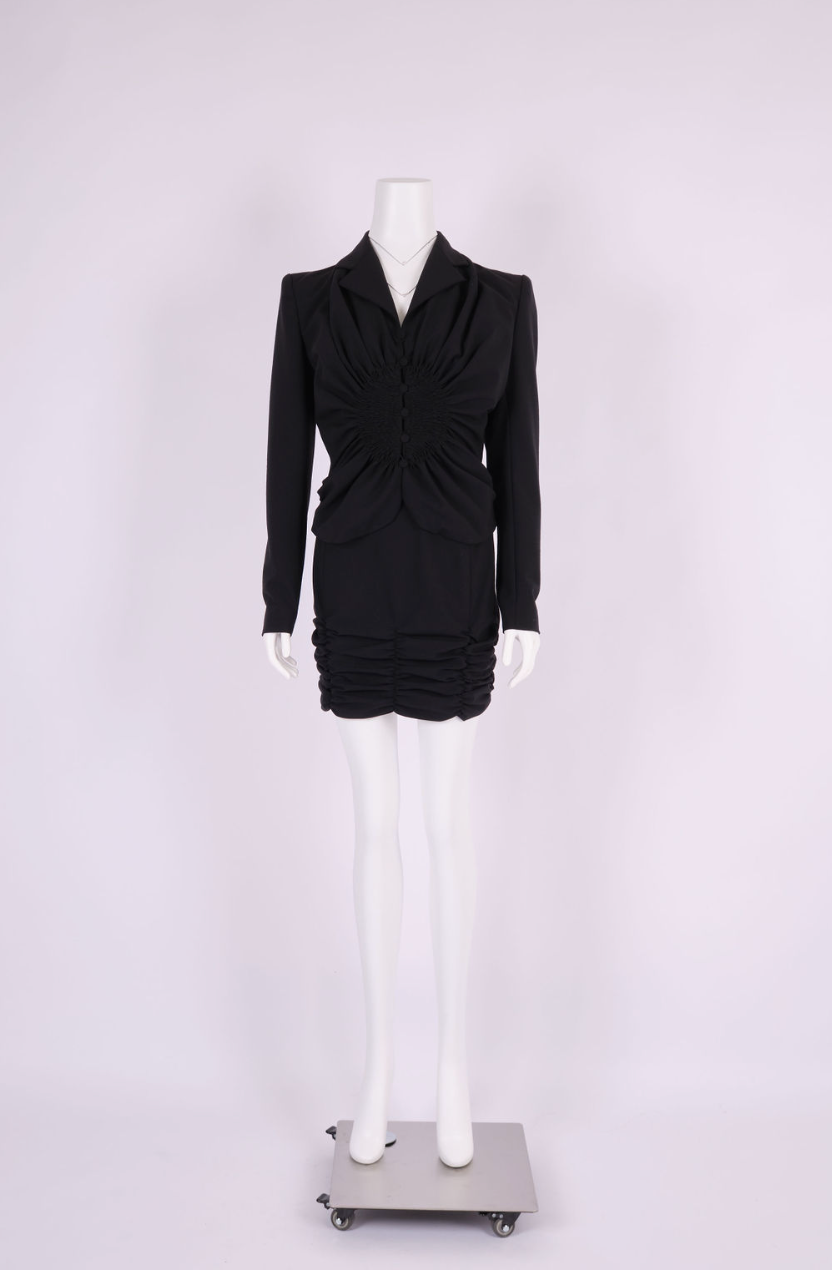 Vintage John Galliano 1997 “Suzie Sphinx” Skirt Suit