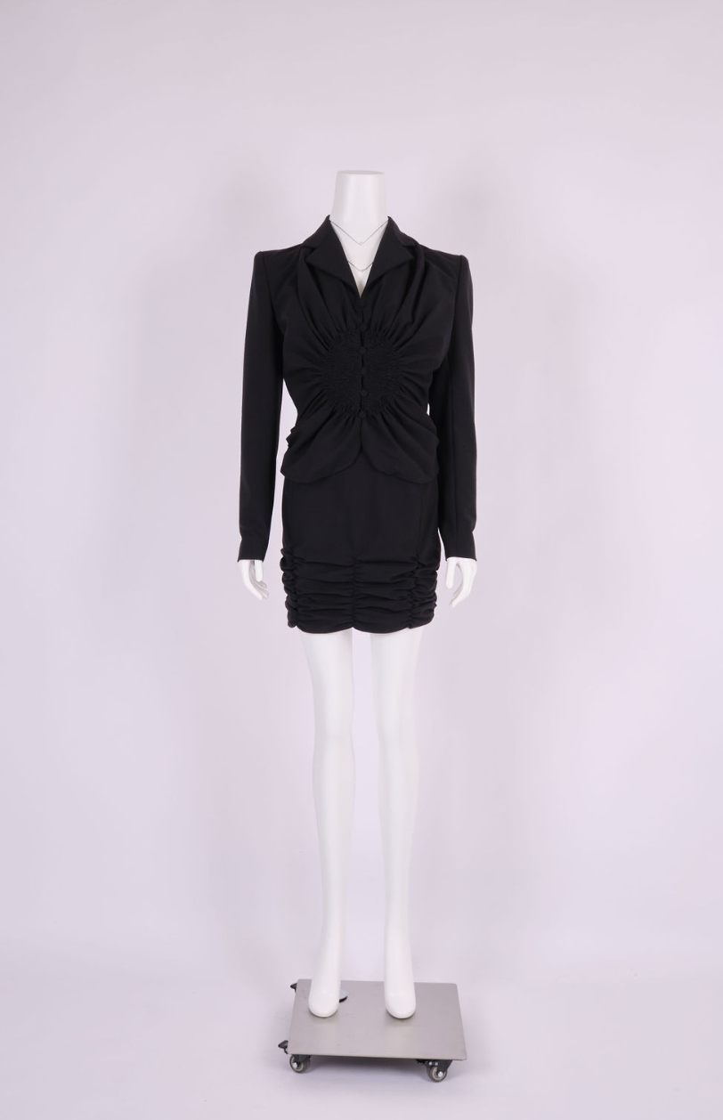 Vintage John Galliano 1997 “Suzie Sphinx” Skirt Suit