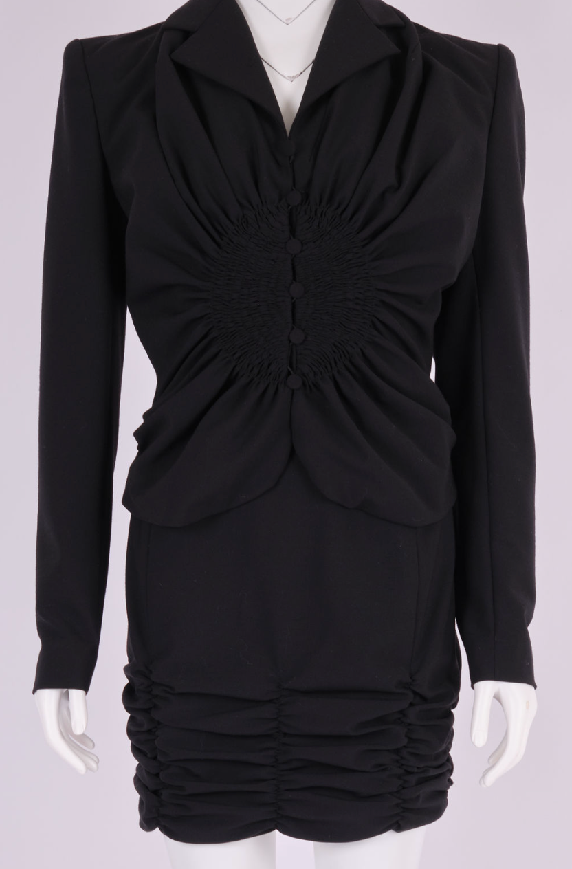 Vintage John Galliano 1997 “Suzie Sphinx” Skirt Suit