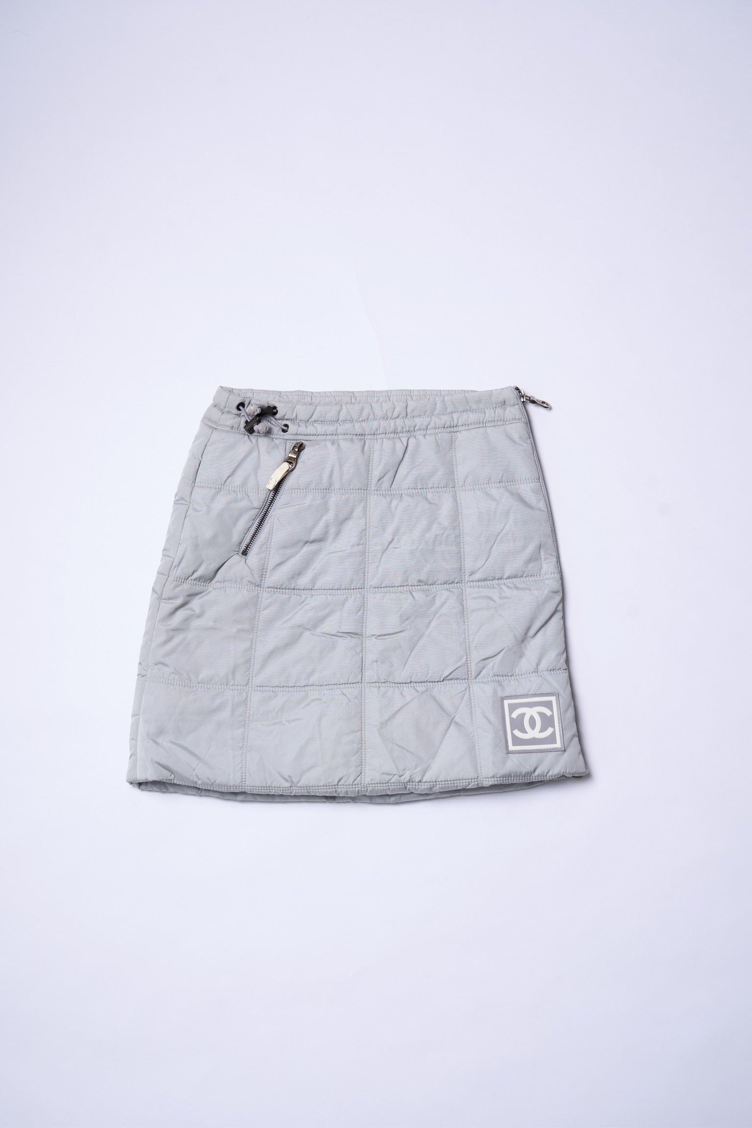 Vintage Chanel Fall 2000 Cropped Sport Jacket and Skirt Set