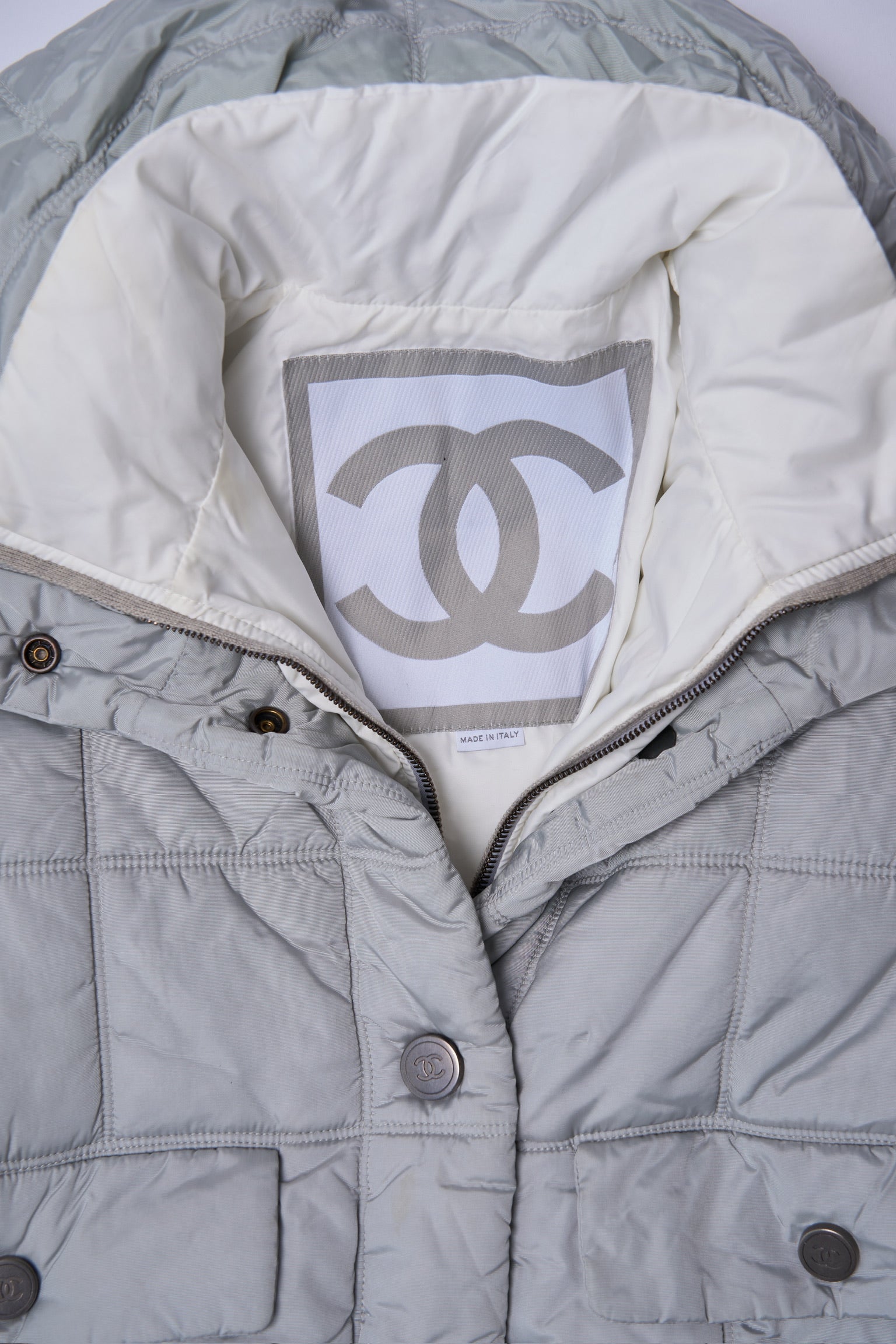 Vintage Chanel Fall 2000 Cropped Sport Jacket and Skirt Set