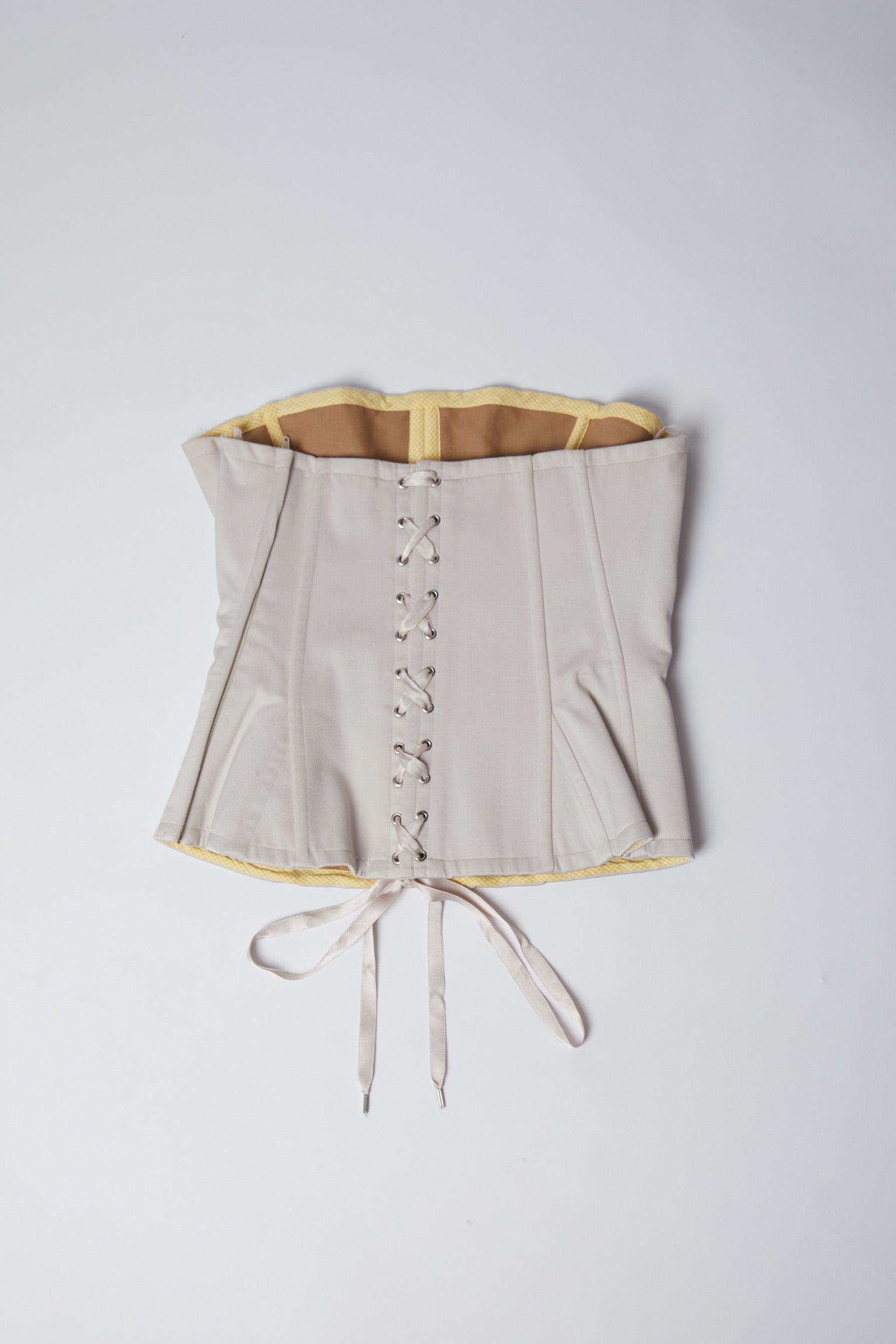 Preowned Chloé by Stella McCartney Fall 2001 Light Grey Tube Corset