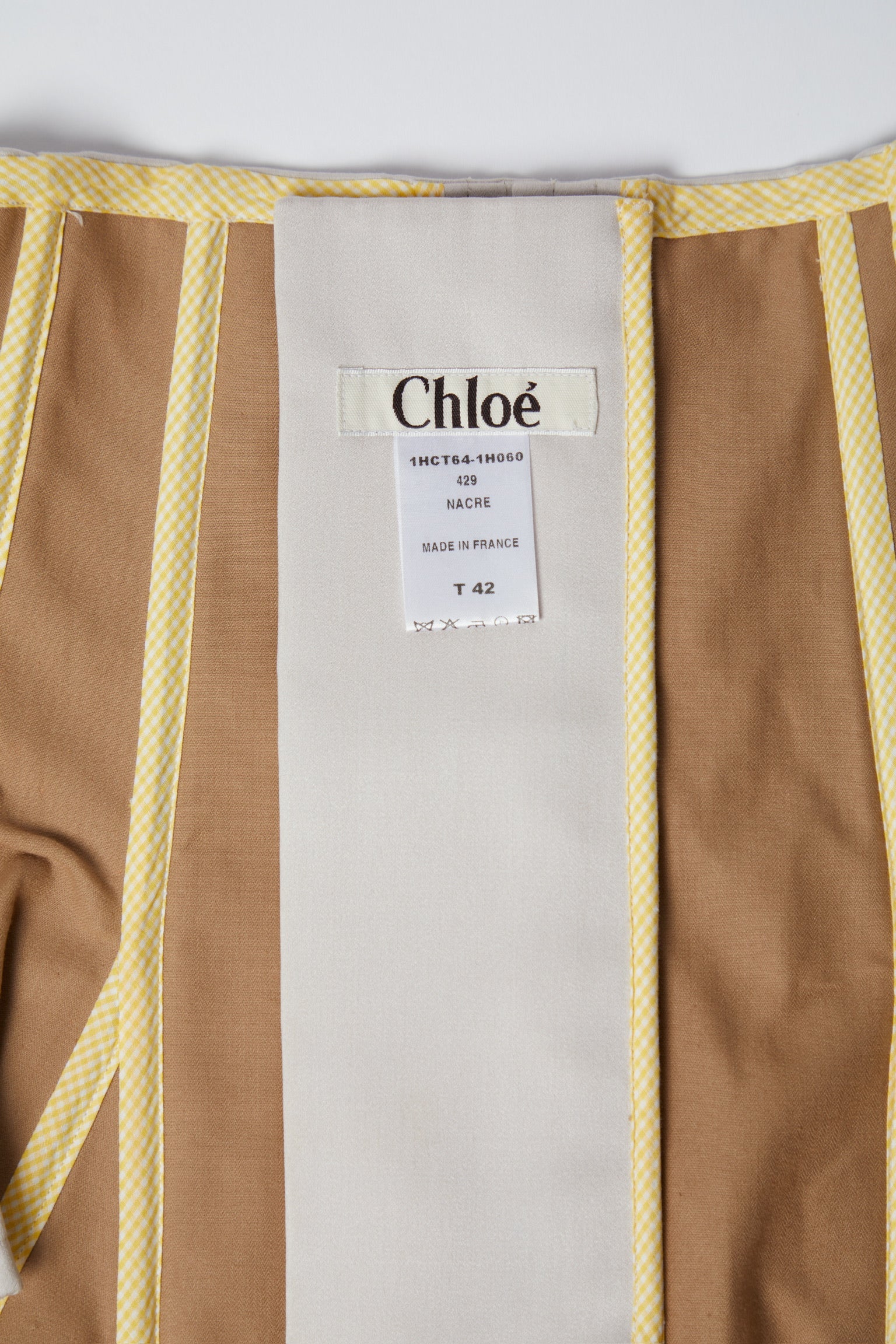 Preowned Chloé by Stella McCartney Fall 2001 Light Grey Tube Corset