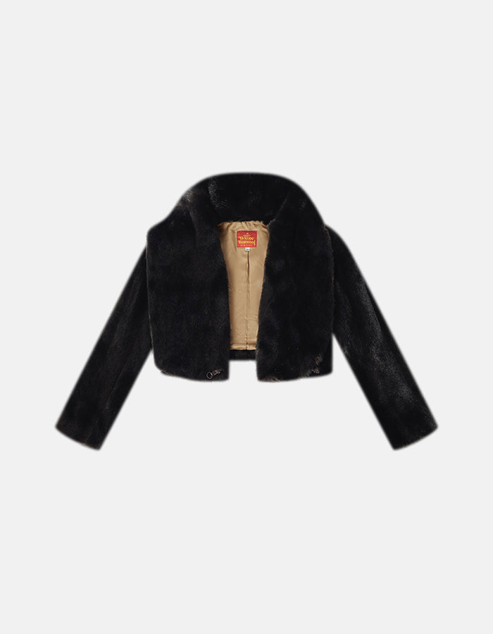 Vintage Vivienne Westwood Fall 1998 Faux Fur Coat