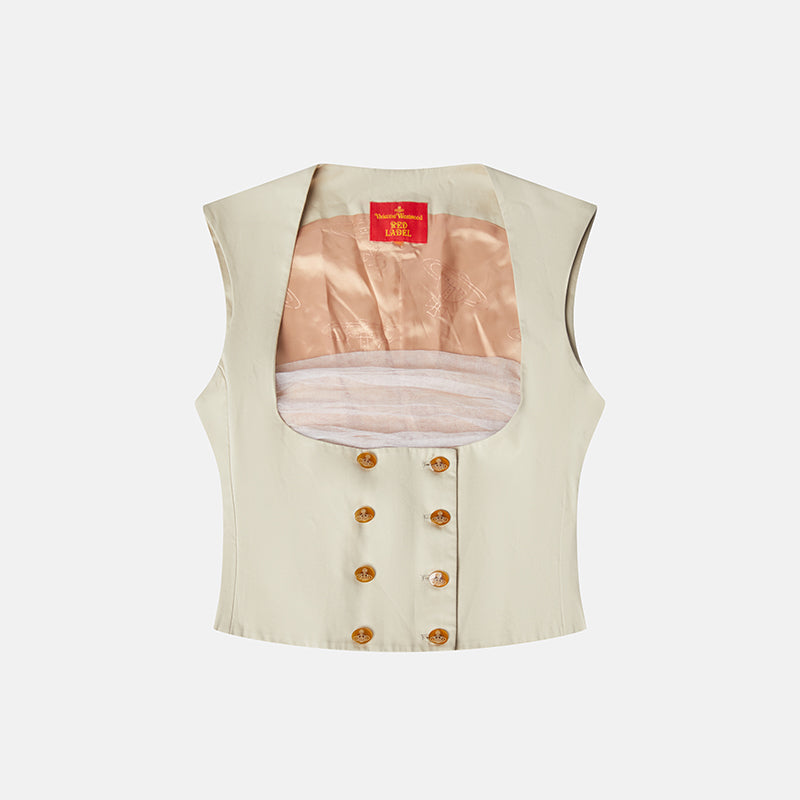 Vintage Vivienne Westwood 1990s Beige Corset