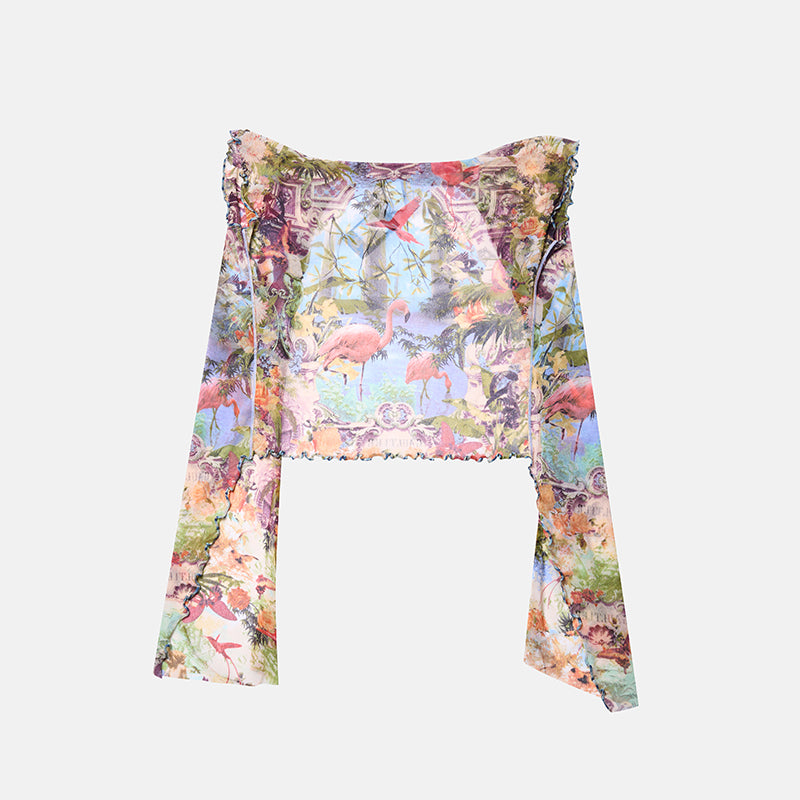 Vintage Jean Paul Gaultier 1999 Flamingo Cardigan