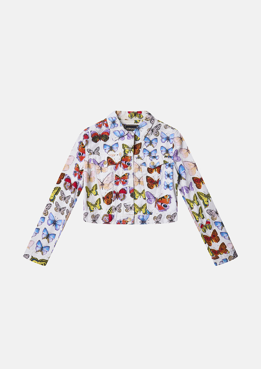 Vintage Versace Jeans Signature 1995 Butterfly Denim Jacket