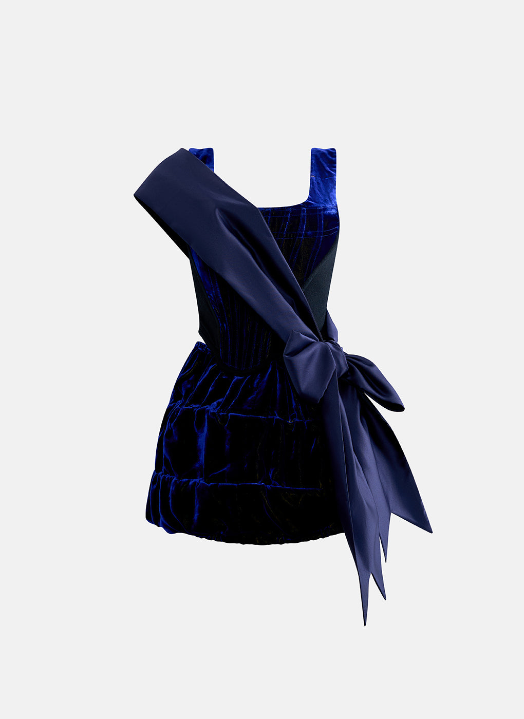 Vintage Vivienne Westwood 1987–88 Shot Velvet Micro Mini-Crini Ensemble