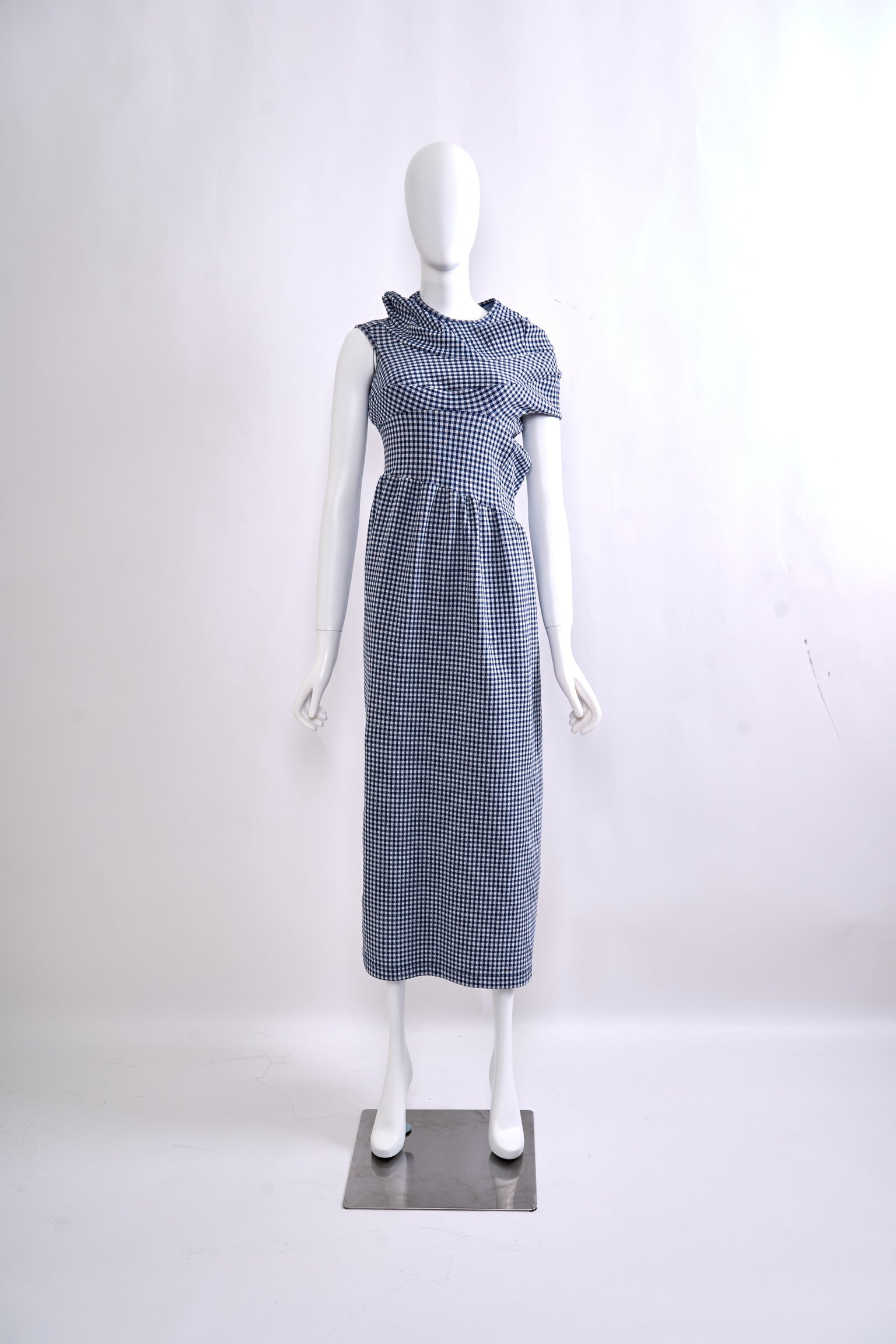 Vintage Comme des Garçons 1997 Blue Check Dress